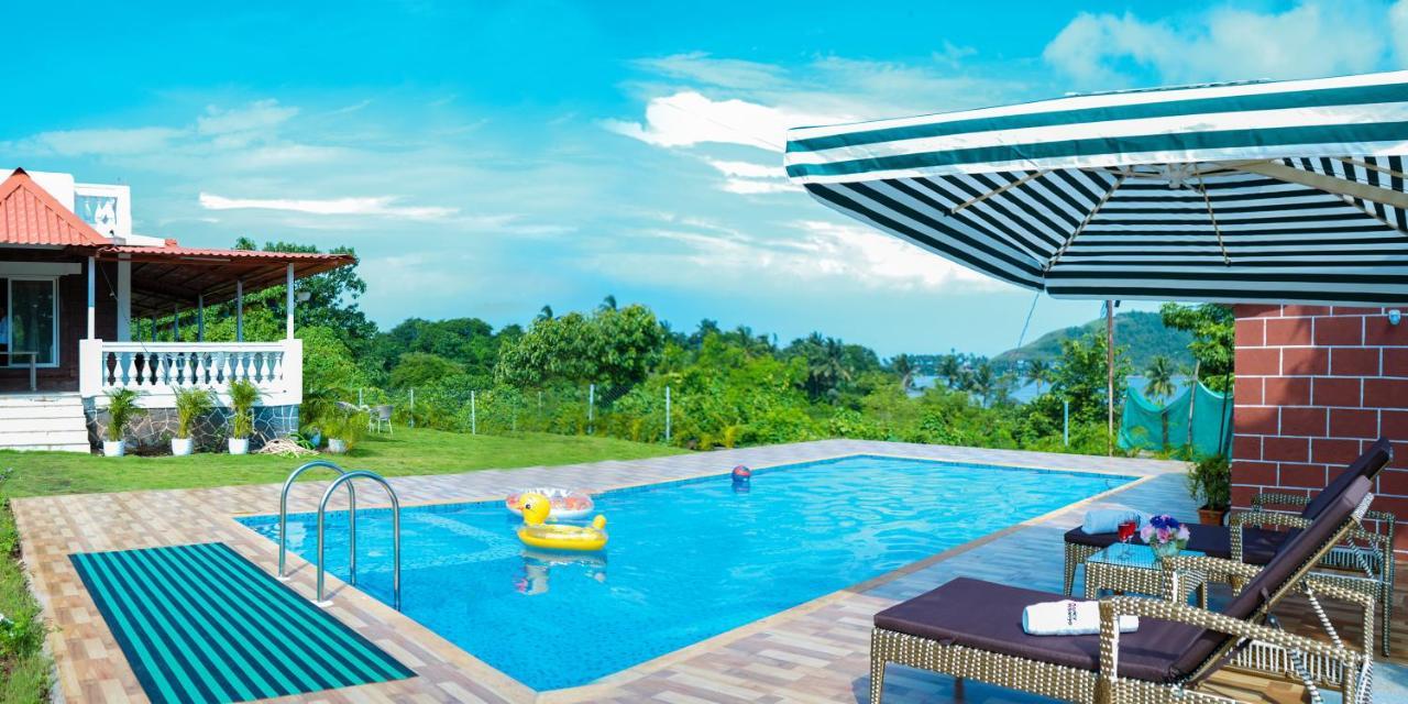 Spicy Mango Ocean Paradise - Luxurious Sea View Villa In Alibaug Christpada Exteriör bild